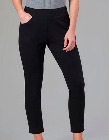 Spodnie Capri Slim Jersey Strecz BR2371 - Black