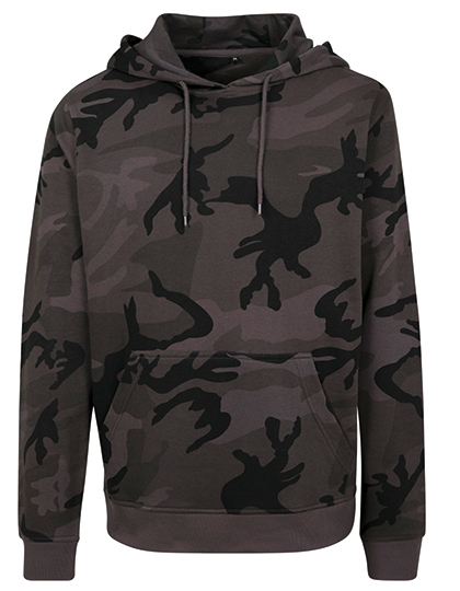 Bluza z kapturem oversize BY111 - Dark Camo