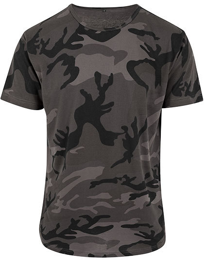 T-shirt Oversize Bawelniany Moro BY079 - Dark Camo