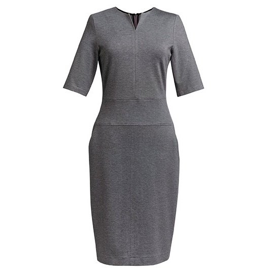 Sukienka z krotkim rekawem BR2365 - Charcoal
