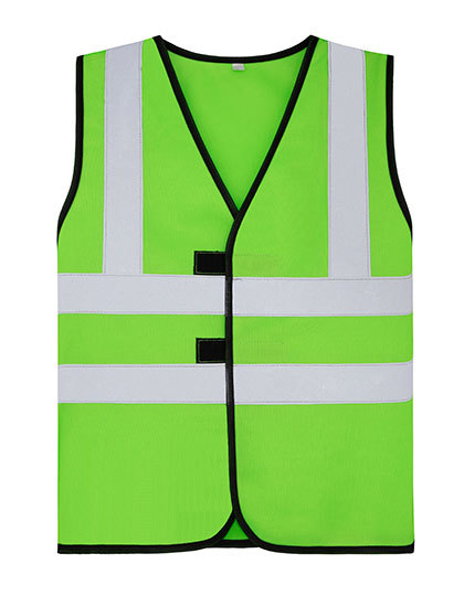 Dziecięca kamizelka odblaskowa KX127K - Neon Green