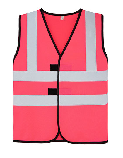 Dziecięca kamizelka odblaskowa KX127K - Neon Pink