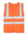 Dziecięca kamizelka odblaskowa KX127K - Signal Orange