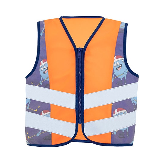 Kamizelka Dziecieca Odblaskowa Poliester KX120K - Ice Hockey