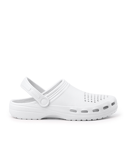 Chodaki z Paskiem Oddychajace RY8306 - White 01