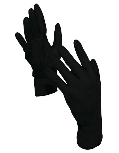 Rekawice Jednorazowe Nitrylowe Bezpudrowe KX172 - Black