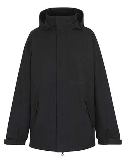 Kurtka Parka Dluzsza Wodoszczelna Recykling RG597 - Black