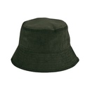Kapelusz Bucket Bawelna Organiczna Sztruksowa CB687 - Forest Night