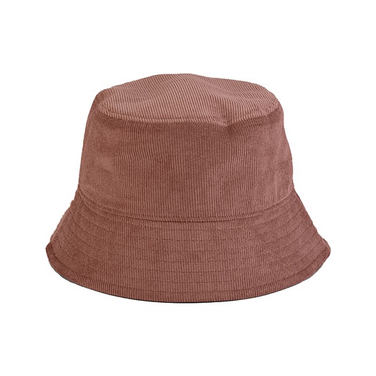 Kapelusz Bucket Bawelna Organiczna Sztruksowa CB687 - Redwood