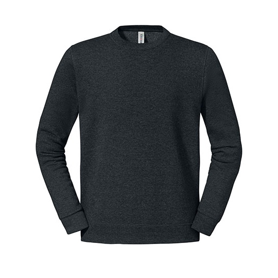Bluza Klasyczna Bawelniana Odprowadzajaca Wilgoc JZ701M - Black Ink Heather