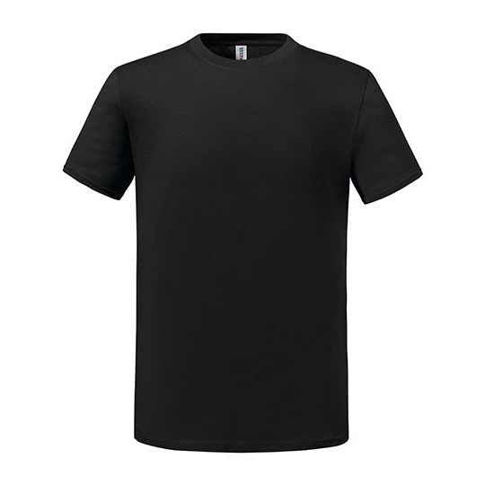 T-shirt klasyczny z bawelna czesana JZ0460M - Black