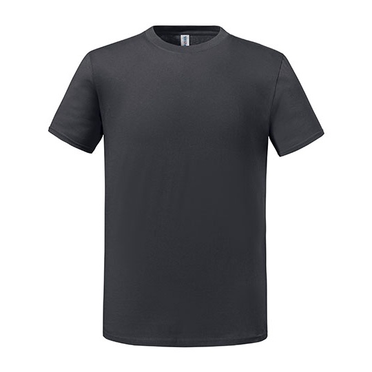 T-shirt klasyczny z bawelna czesana JZ0460M - Charcoal Grey