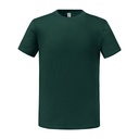 T-shirt klasyczny z bawelna czesana JZ0460M - Forest Green