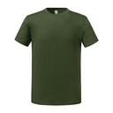 T-shirt klasyczny z bawelna czesana JZ0460M - Military Green
