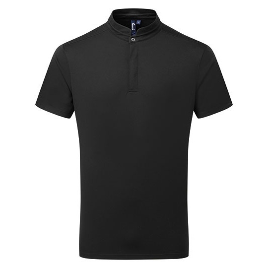 Koszulka Kucharska Krótki Rękaw Poliester Recykling PW646 - Black
