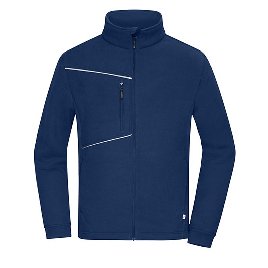 Kurtka Polarowa Rozpinana Z Odblaskami JN1870 - Navy