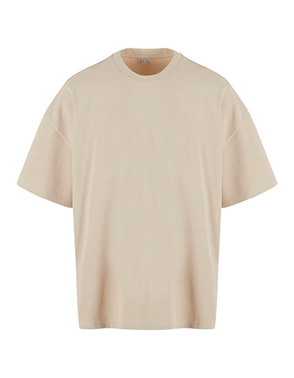 T-shirt Oversize Bawełniany NM004 - Sand