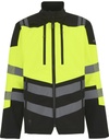 Kurtka Softshell Hi-Vis RG760 - Black & Yellow