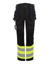 Spodnie robocze odblaskowe strecz RG480 - Black & Yellow