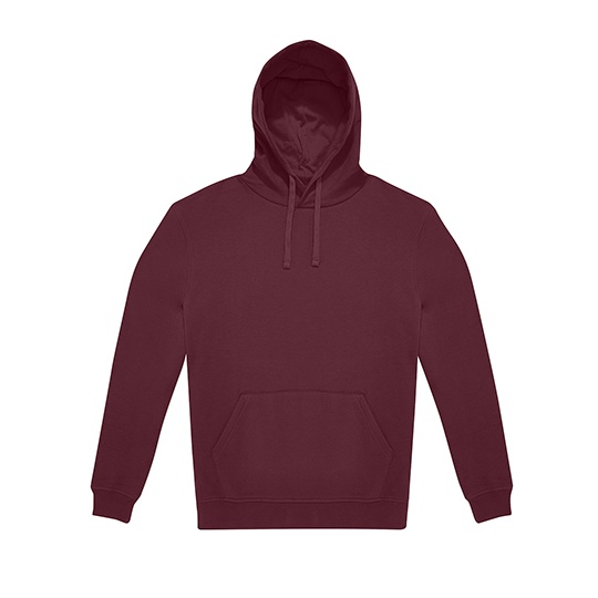 Bluza Klasyczna Bawelniana Recyklingowa BCWG008 - Burgundy