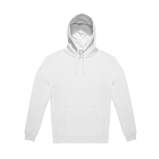 Bluza Klasyczna Bawelniana Recyklingowa BCWG008 - White