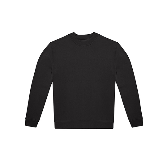 Bluza Klasyczna Swobodna Bawelniana Czesana BCWG004 - Black