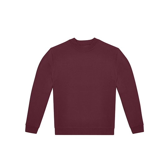 Bluza Klasyczna Swobodna Bawelniana Czesana BCWG004 - Burgundy