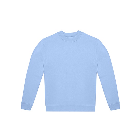 Bluza Klasyczna Swobodna Bawelniana Czesana BCWG004 - Lotus Blue