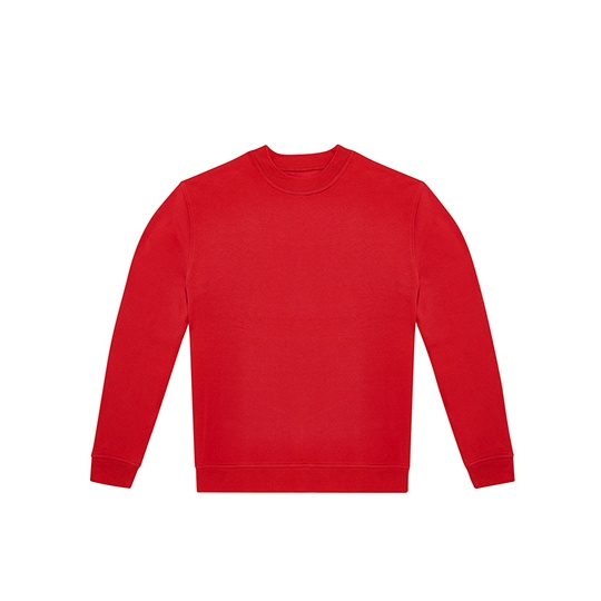 Bluza Klasyczna Swobodna Bawelniana Czesana BCWG004 - Red