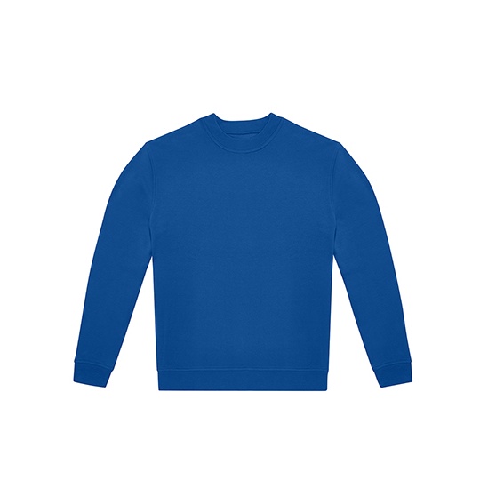Bluza Klasyczna Swobodna Bawełniana Czesana BCWG004 - Royal Blue