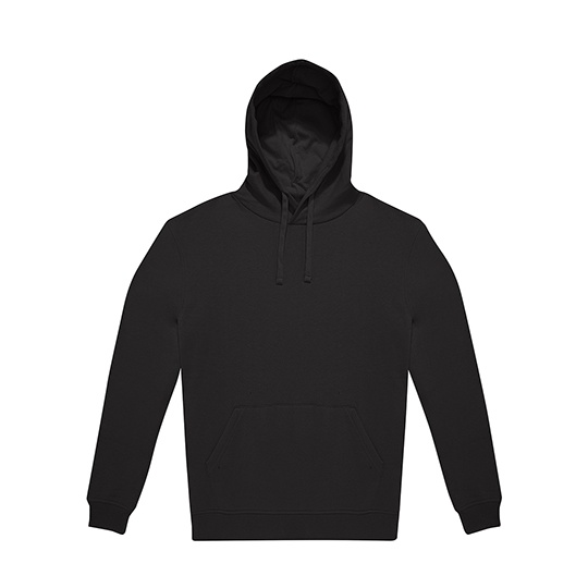 Bluza Klasyczna Bawelniana Czesana z Recyklingu BCWG005 - Black