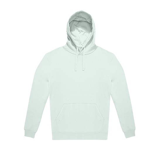 Bluza Klasyczna Bawelniana Czesana z Recyklingu BCWG005 - Blush Mint