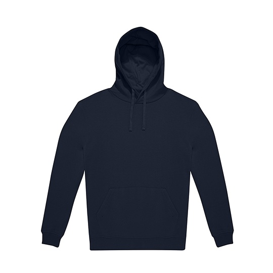 Bluza Klasyczna Bawelniana Czesana z Recyklingu BCWG005 - Navy