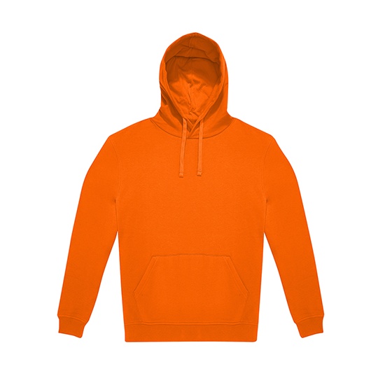 Bluza Klasyczna Bawelniana Czesana z Recyklingu BCWG005 - Orange