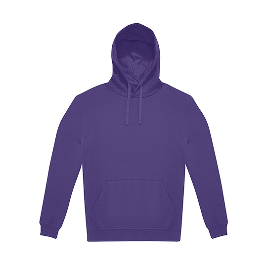 Bluza Klasyczna Bawelniana Czesana z Recyklingu BCWG005 - Radiant Purple