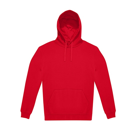 Bluza Klasyczna Bawelniana Czesana z Recyklingu BCWG005 - Red