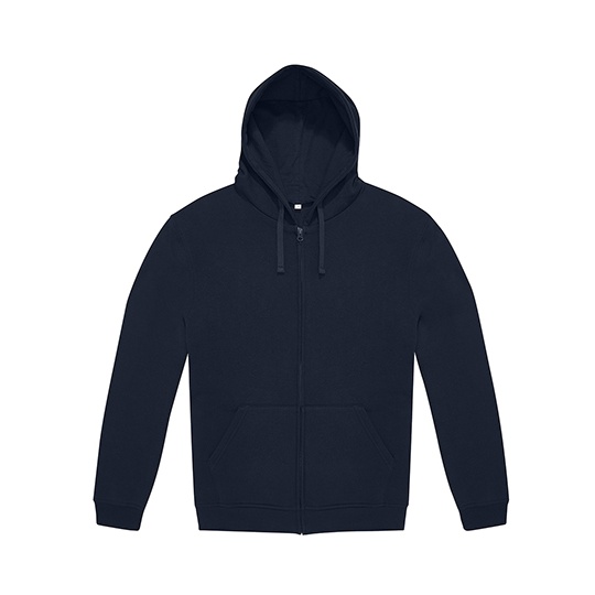 Bluza z Kapturem Klasyczna Luźna Bawełniana z Recyklingu BCWG006 - Navy