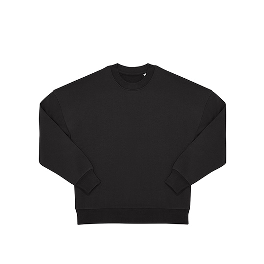 Bluza Oversize Bawelniana Recykling BCWG001 - Black