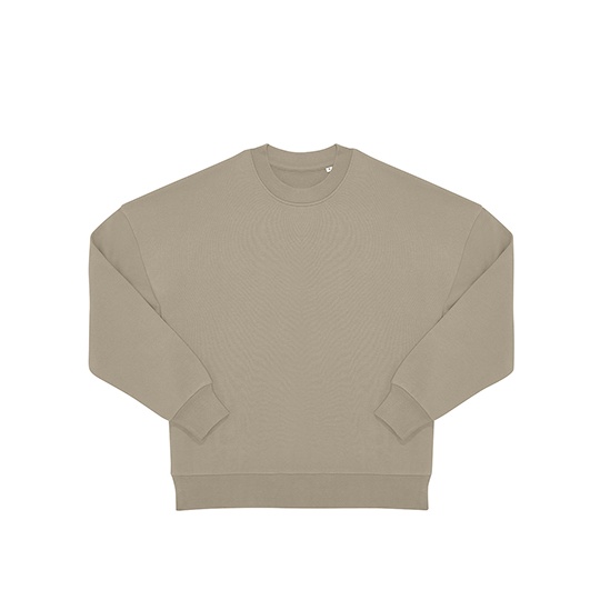 Bluza Oversize Bawelniana Recykling BCWG001 - Mastic