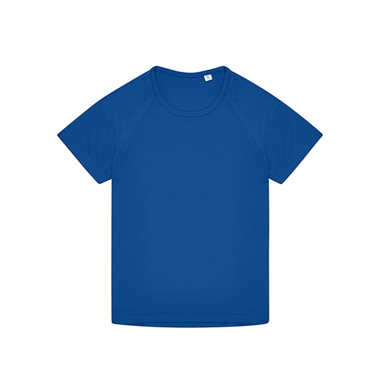 Koszulka Dziecieca Klasyczna Poliester Recykling Odprowadzajaca Wilgoc BCTK004 - Royal Blue