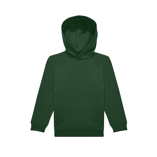 Bluza dziecieca z kapturem BCWK002 - Bottle Green