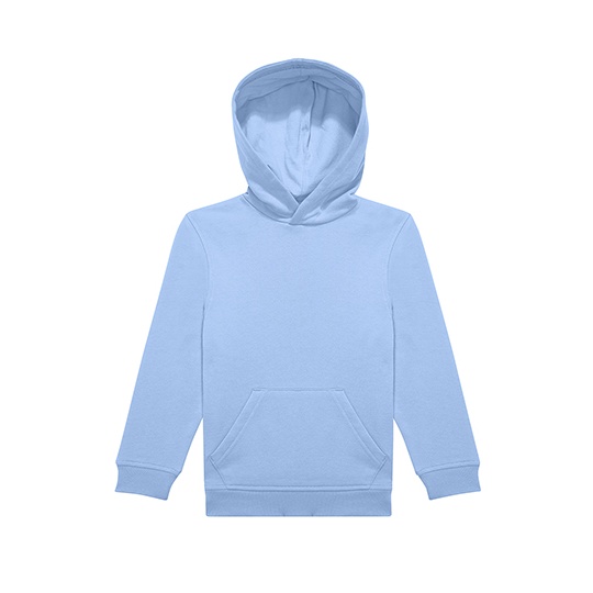 Bluza dziecieca z kapturem BCWK002 - Lotus Blue