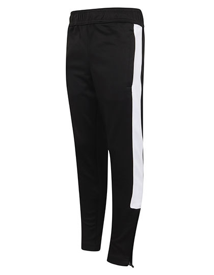 Spodnie Dresowe Dzieciece Slim Interlock FH883 - Black & White