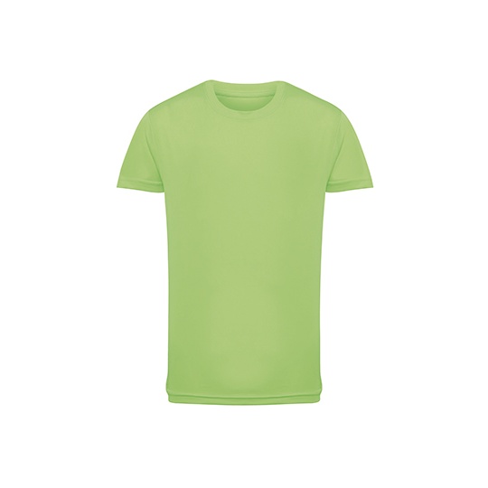 T-Shirt Dzieciecy Sportowy Odprowadzajacy Wilgoc TR10B - Lightning Green