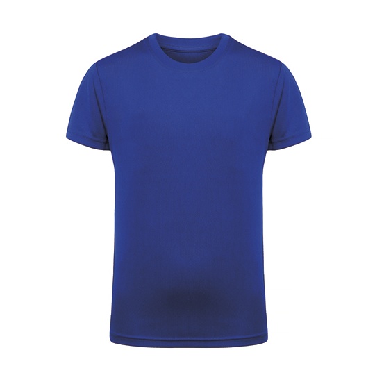 T-Shirt Dzieciecy Sportowy Odprowadzajacy Wilgoc TR10B - Royal