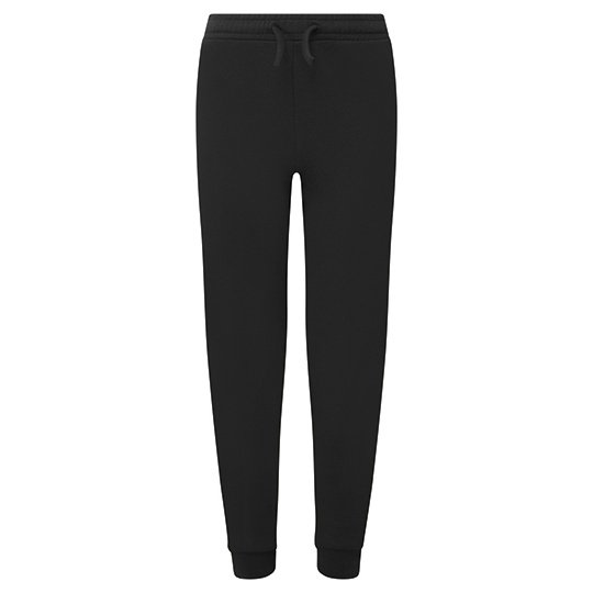 Spodnie dresowe dzieciece slim TR55B - Black