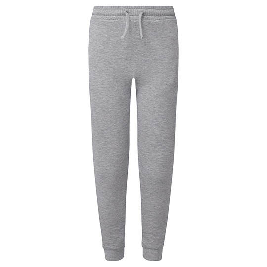 Spodnie dresowe dziecięce slim TR55B - Heather Grey