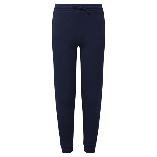 Spodnie dresowe dzieciece slim TR55B - Navy