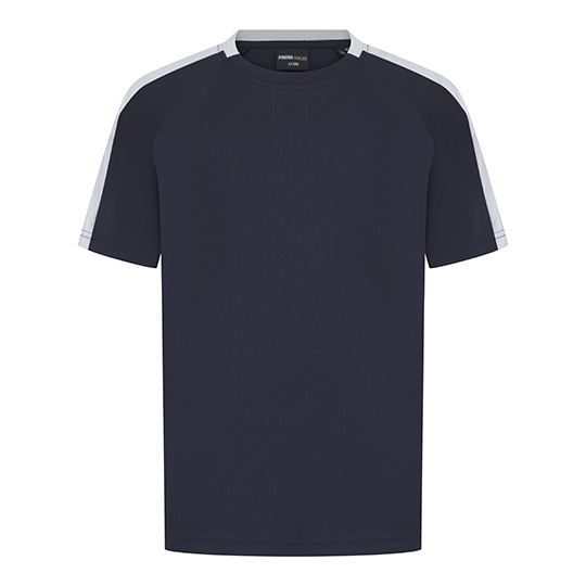 Koszulka Dziecieca Sportowa Odprowadzajaca Wilgoc FH292 - Navy & White