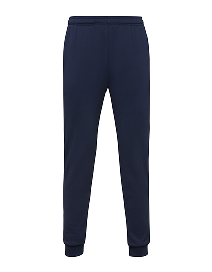 Spodnie Dresowe Interlock Szczotkowane RY0341K - Navy Blue 55 & White 01